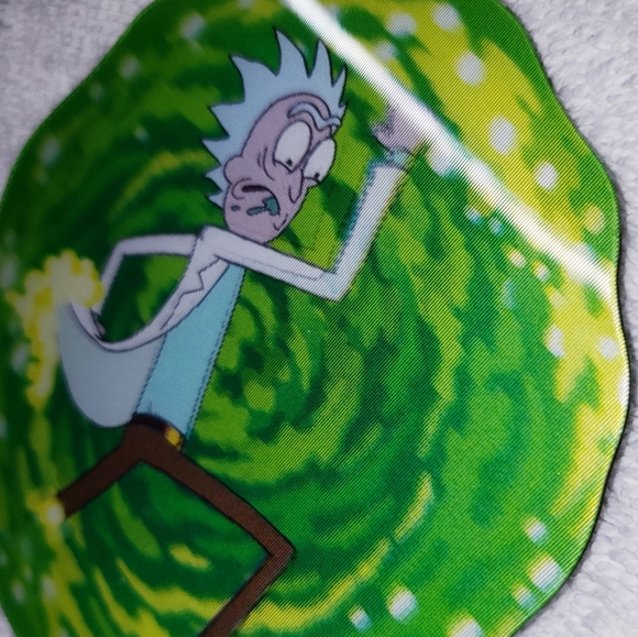 Rick & Morty 3D Dimensional Portal 4pc Coasters Mr Poopy Butthole Mr Meeseeks - Picture 6 of 8